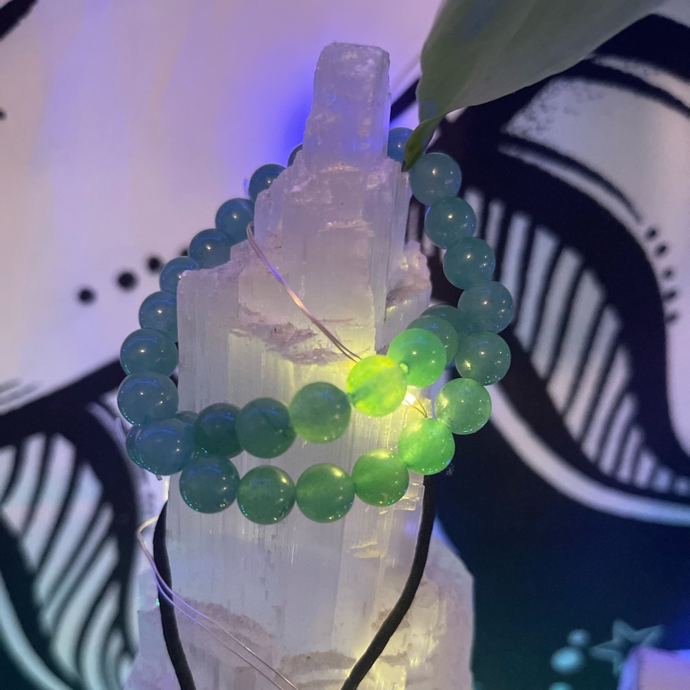 Green Aventurine Crystal Bead Braclet